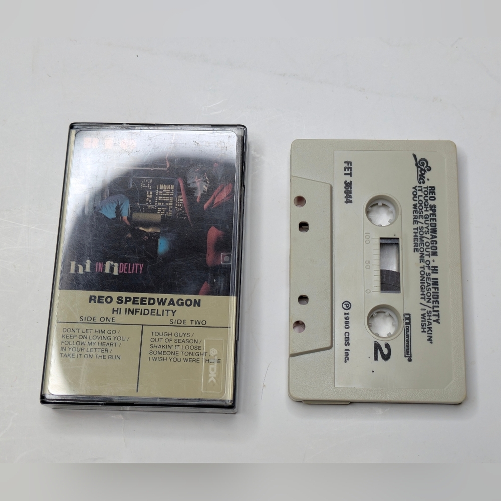 REO Speedwagon Hi Infidelity Cassette Tape (1980)